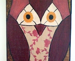 Owl on Wood ORIGINAL