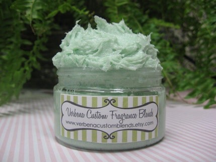 CREAMY COCONUT  and FROSTED LIME CUPCAKE scented  Whipped Cream Soap SUGAR SCRUB 5.6 oz.- SLS AND PARABEN FREE- MADE FROM SCRATCH