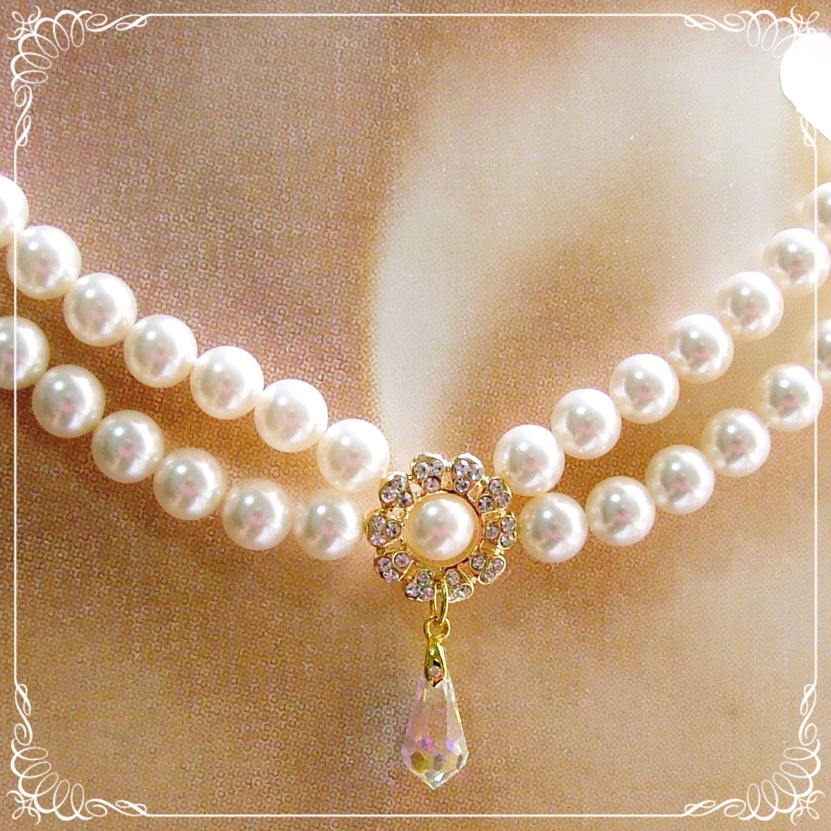 Flora Pearl Necklace - Luxury Collection