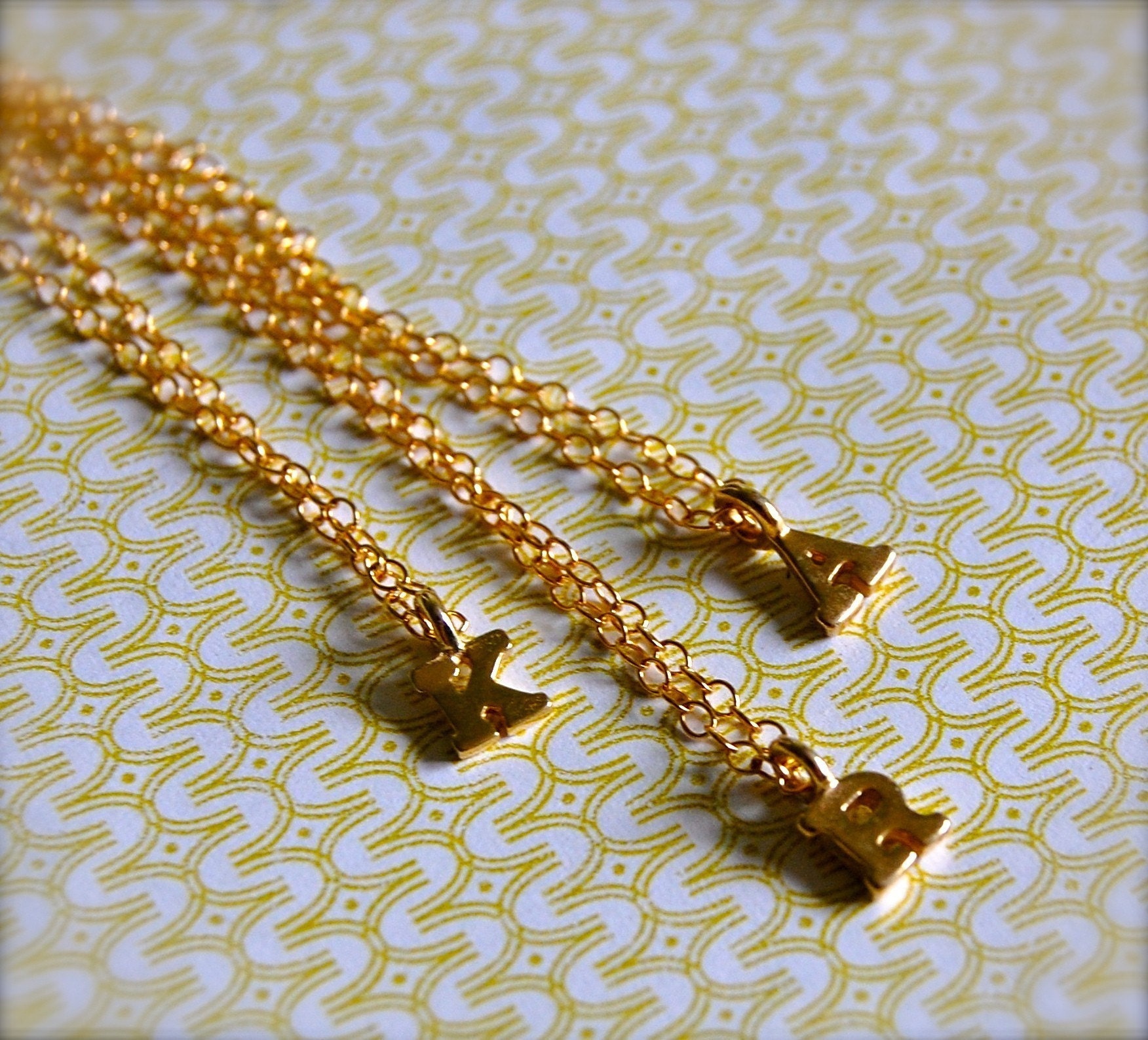 The Tiniest Gold Initial Necklace - Customize