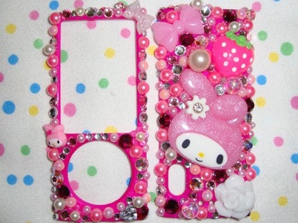 iPod nano 5th Gen pink deco case - My Melody