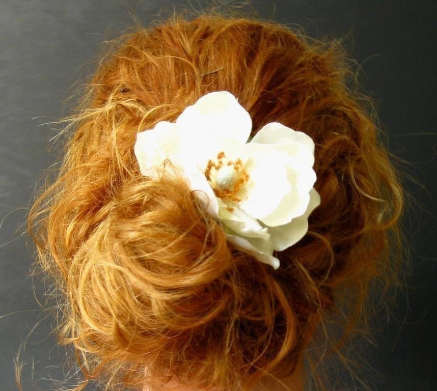 Romantic Magnolia Hair Clip