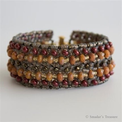 Textured Bracelet in Natural Colors
