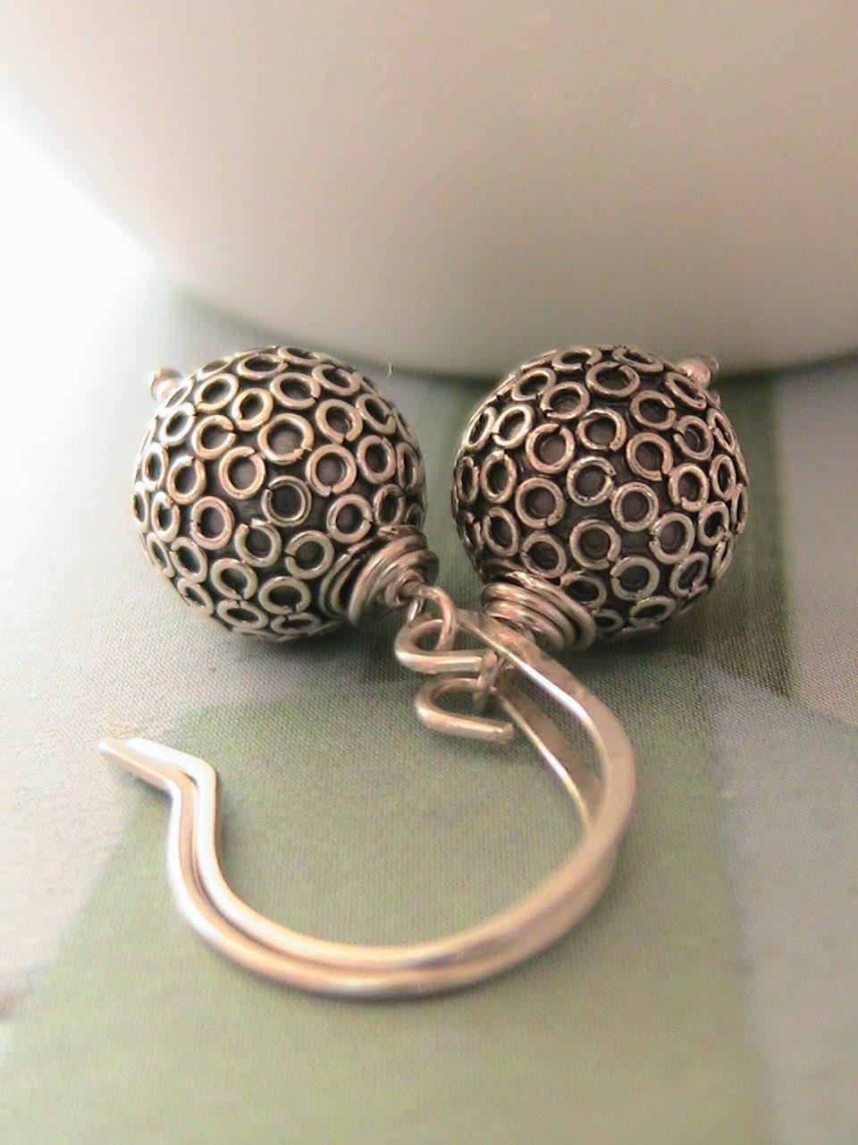 Silver Circles - Sterling Silver Earrings