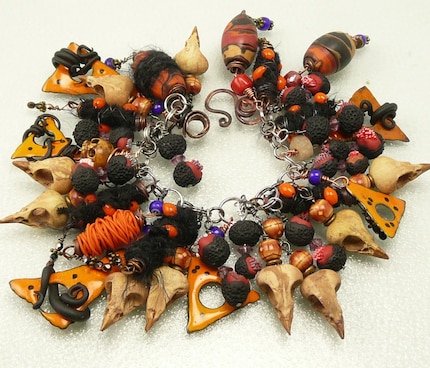 Wild Halloween Charm Bracelet