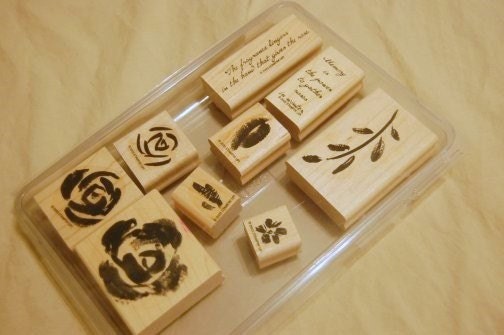 STAMPS - Roses and Phrases