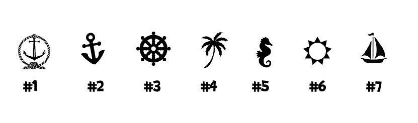 Nautical and Topical Decal Vinyl Art-11 different ones to choose from