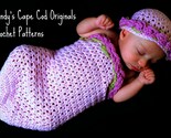 Pretty In Pink Cocoon and Beanie Set Crochet Pattern pdf 164