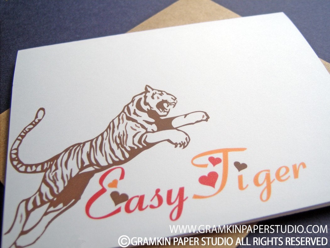 Easy Tiger   Notecards-Set of 10