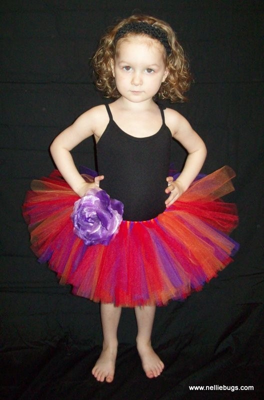 SUMMER SUNSET TUTU... FAST SHIPPING ... great for pageants, dress up, princess parties, photo props, portraits, dance, ballet, jazz, fairs, parades, and more