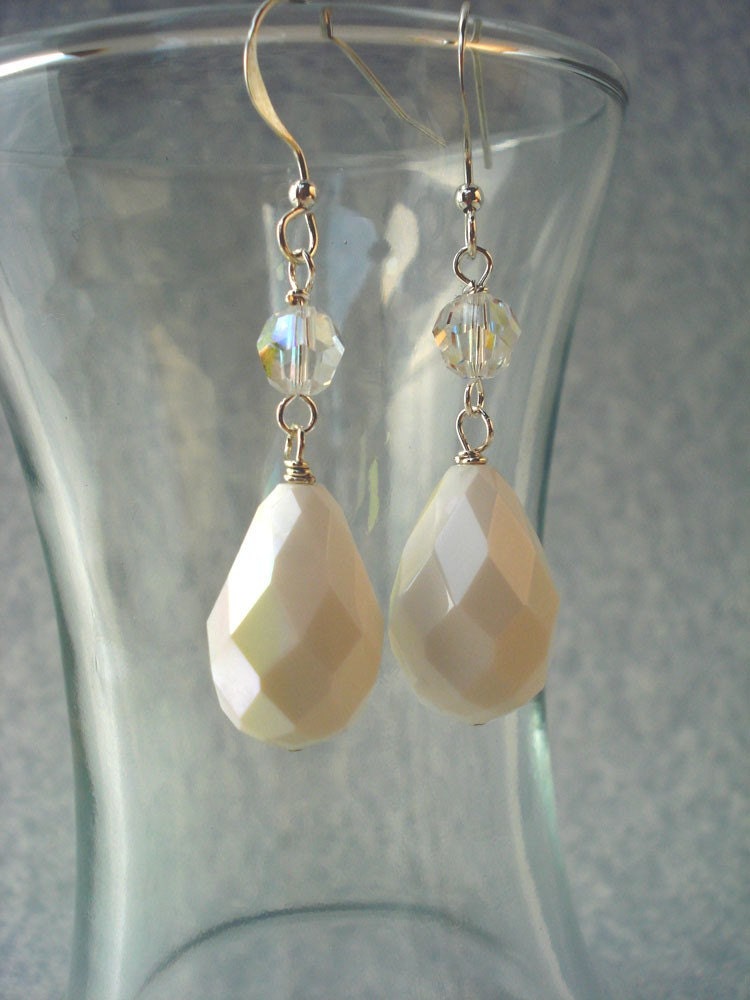 Perfect Pair Pear Crystal  Earrings