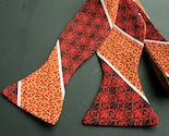 freestyle bow tie- red and yellow
