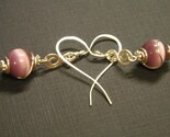 Sterling Silver wire wrapped dangle earrings