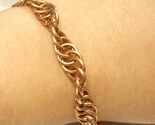 Copper Chain Maille Dual Design Bracelet