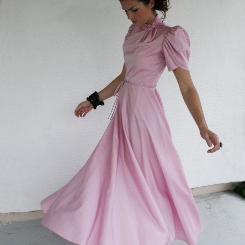 Lavender / Pink Vintage Ballroom Gown