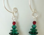 LIMITED EDITION - Swarovski and Sterling Christmas Tree earrings