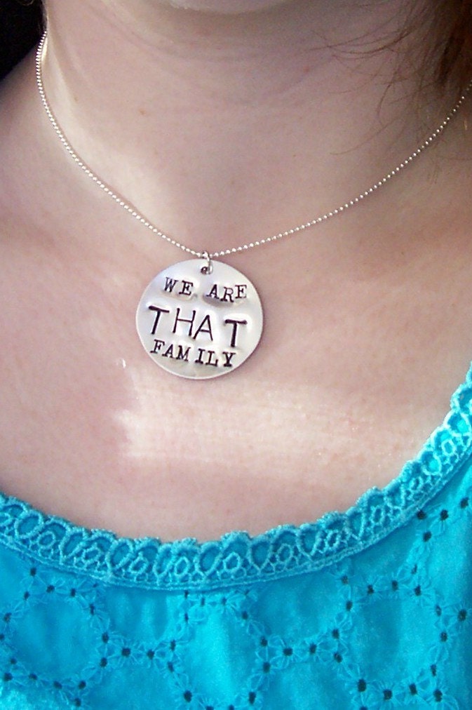 We Are THAT Family blog Necklace