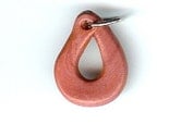 pink polymer pendant