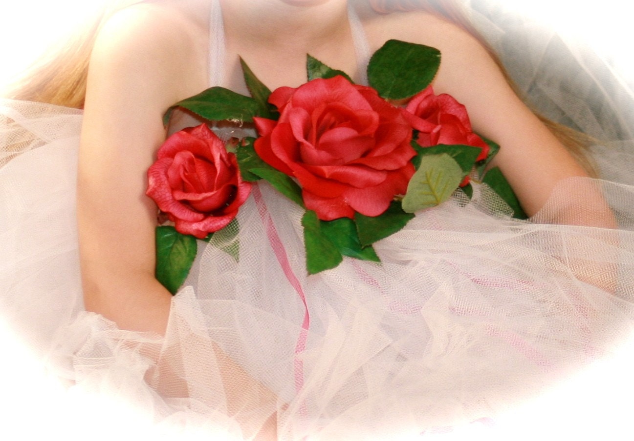 Custom Boutique Pink Rose Tutu Dress