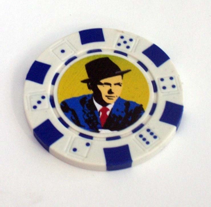 Frank Sinatra Las Vegas Casino style Poker Chip for Black Jack 21 Roulette or any gambling