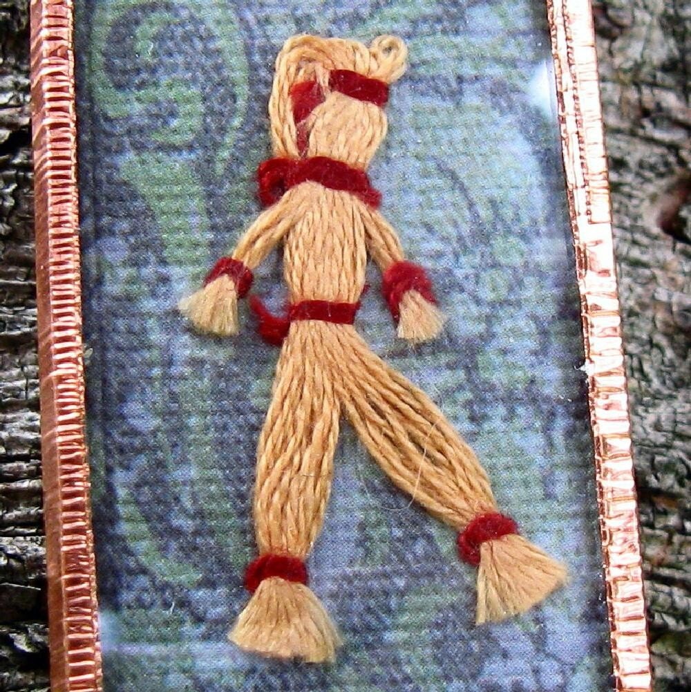 Pine Creek Thread Doll Pendant