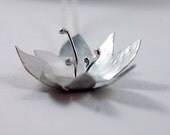 Sterling Silver Lotus Necklace by markhed - Perfect mother's day Gift