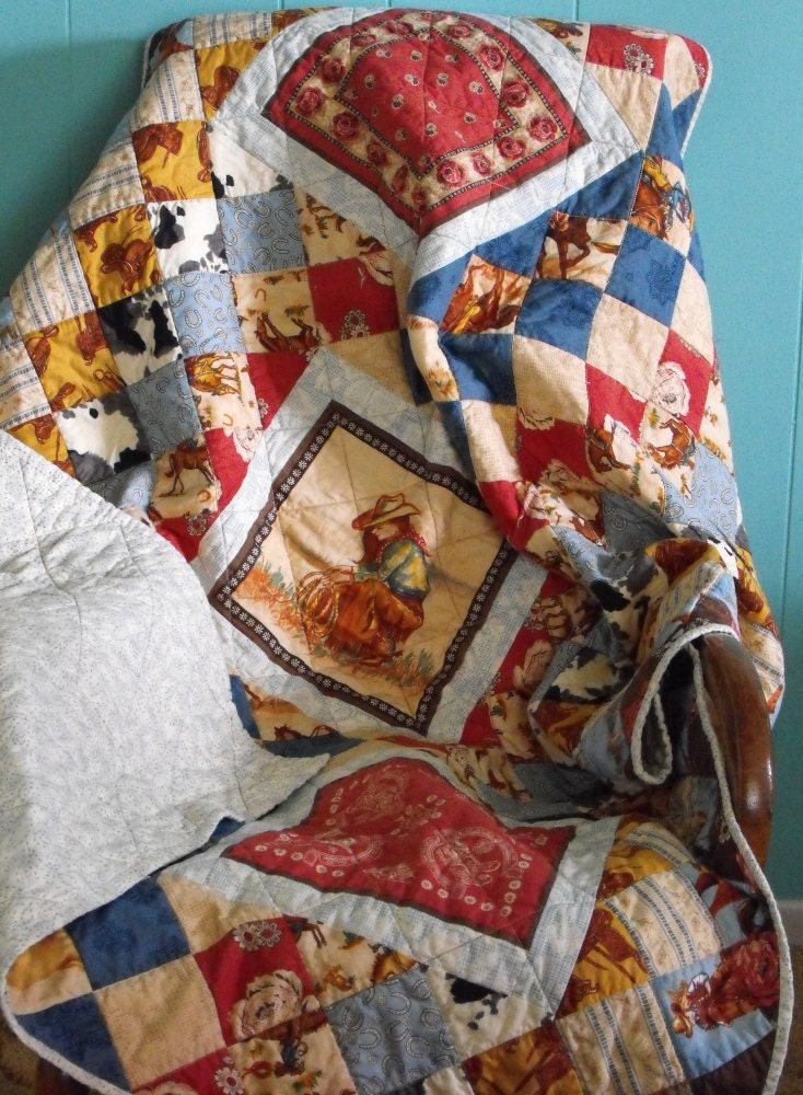 Cowgirls on the Range Lap Quilt