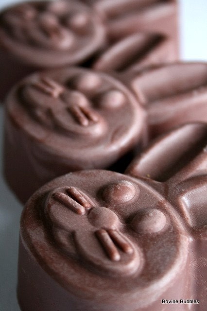 Chocolate Easter Bunny Goats Milk Soaps