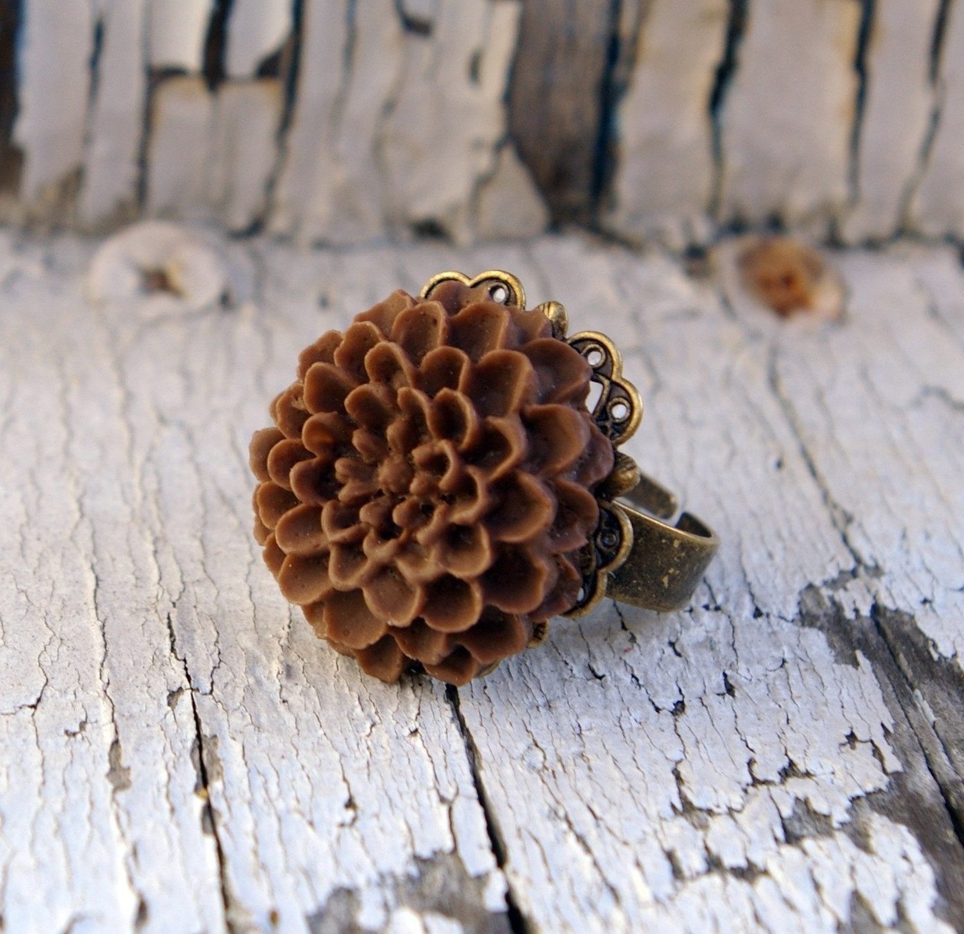 Chocolaty Delicious Blooming Mum Ring