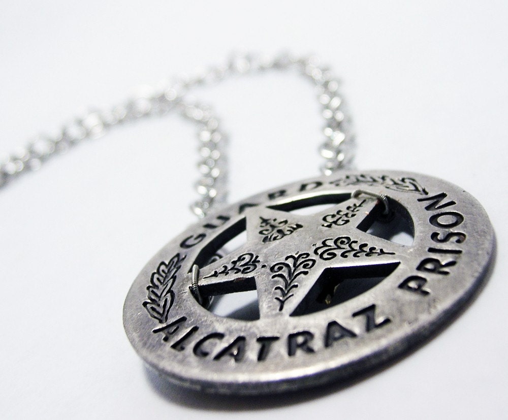 Prison Guard Necklace--Alcatraz