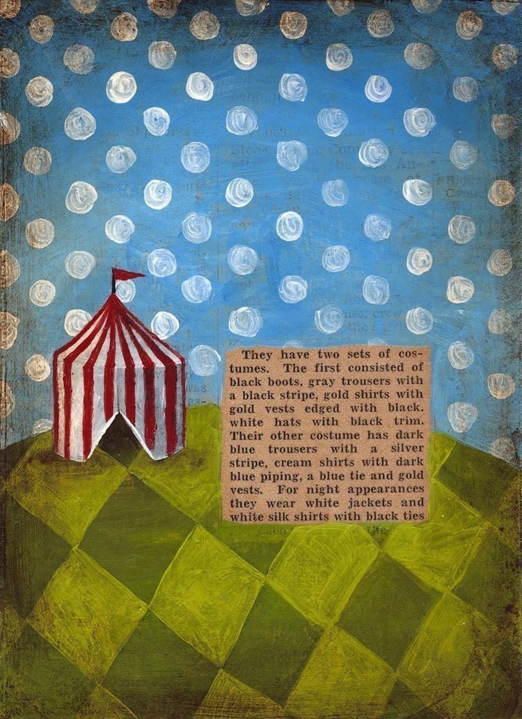 The Hilltop Circus--5x7 Print