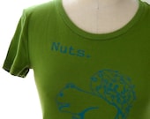 Nuts Squirrel Tee shirt sz M