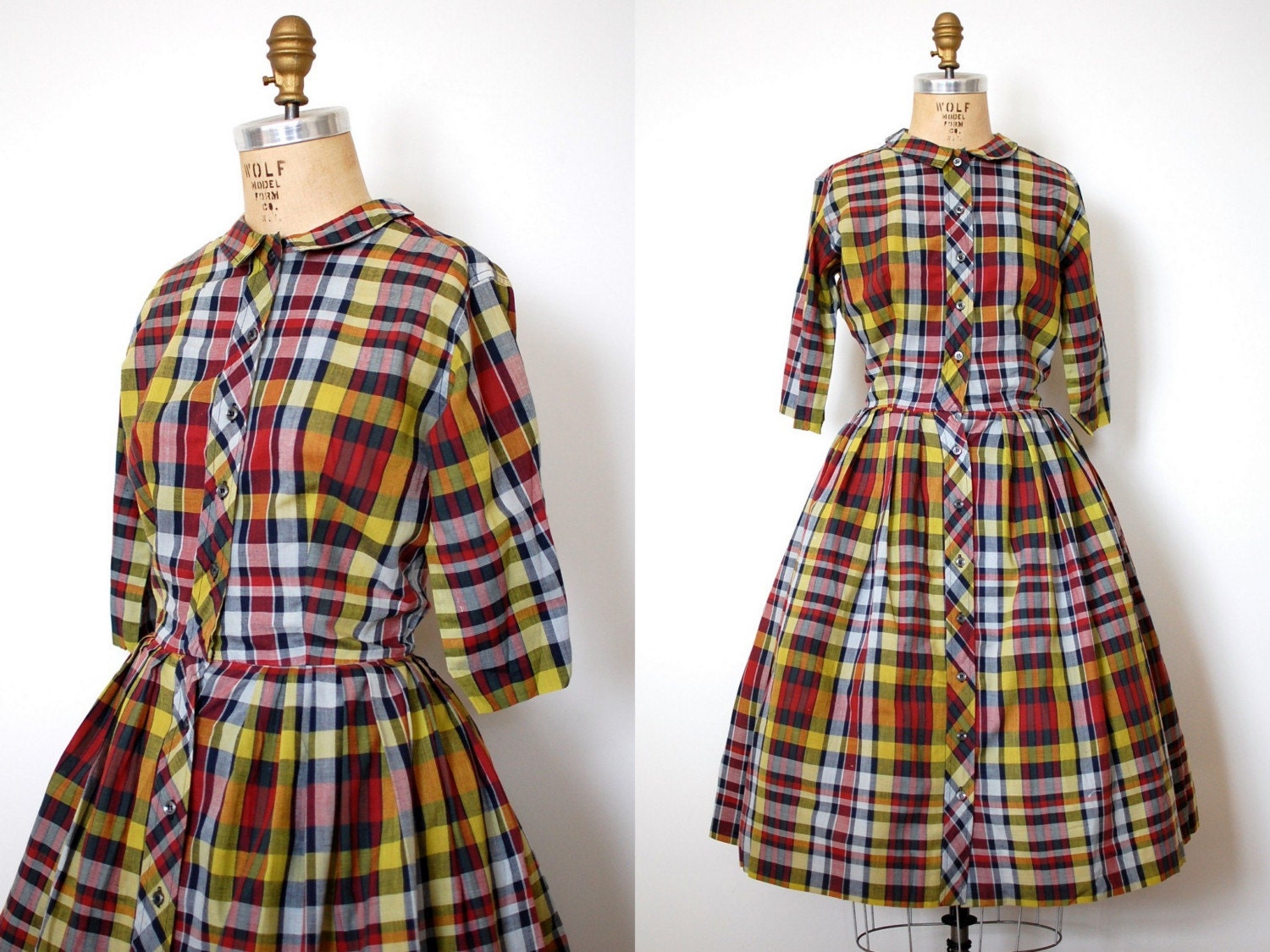 vintage 1950s Nine Girls Dress (50s)