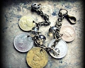 FORTUNES TOLD  ...  Gypsy Boho Chic World Coin Bracelet