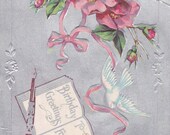 Vintage Birthday Post Card Early 1900s bd034