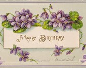 Vintage Birthday Post Card Early 1900s bd038