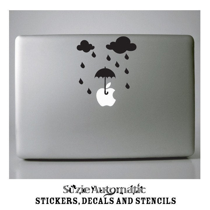 Rainy Day Macbook Vinyl Decal