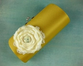 Custom Bridesmaid Bride Color Satin Purse - Choose your color and design to match your wedding colors