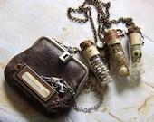 Temptations - Steampunk Assemblage Necklace or Curiosity