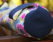 ORGANIC Yoga Mat Bag in Daisies in Summer - READY TO SHIP