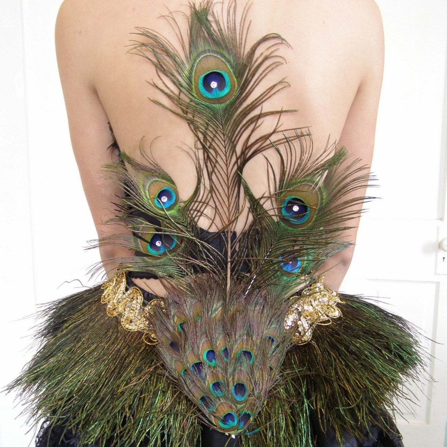 Peacock Two Piece with Tail