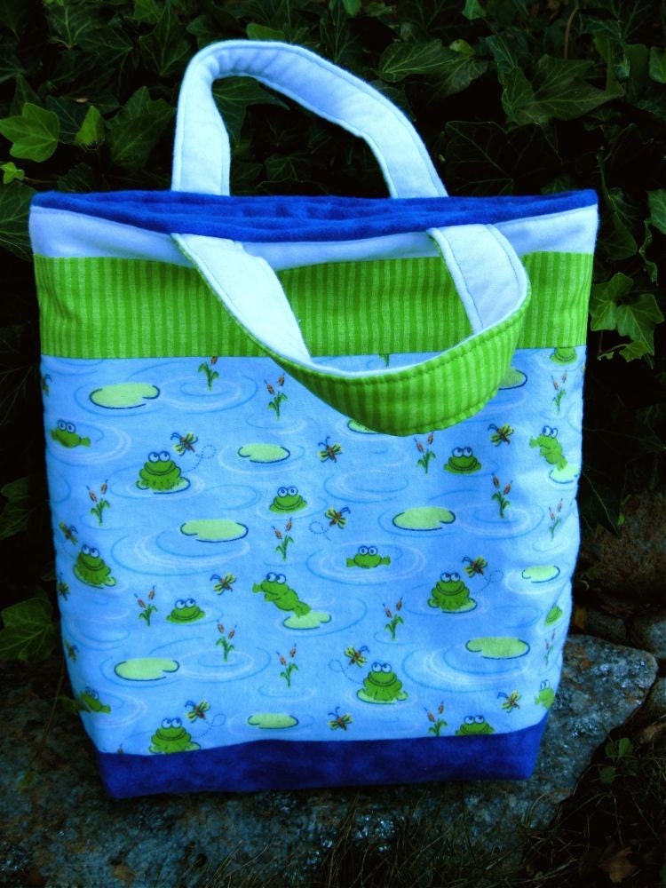 So soft, My Little Tote, small frogs for toddlers and preschoolers