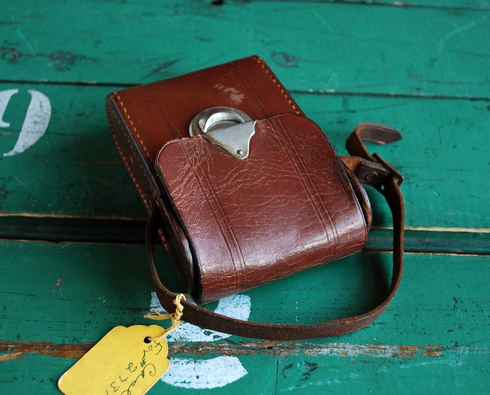Vintage Leather Camera Case for IPhone