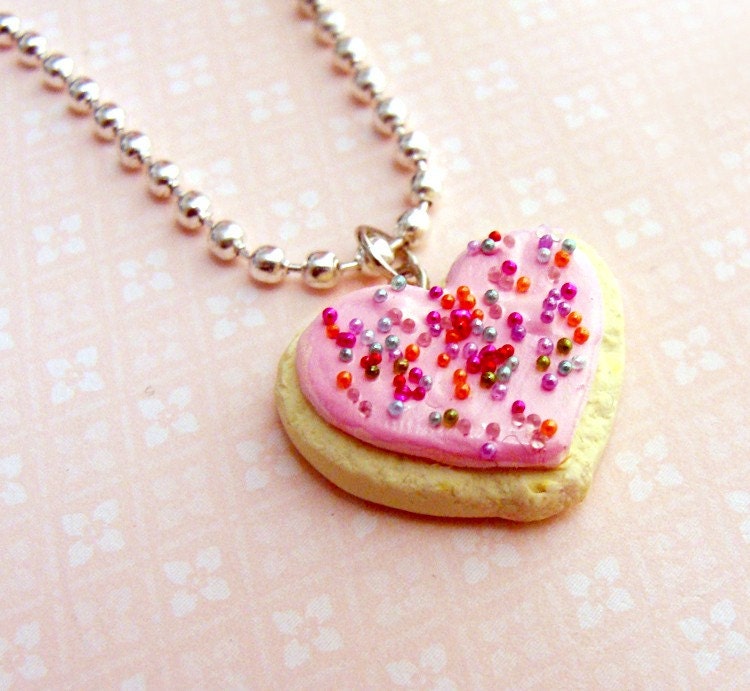 Mini 
Iced Sugar Cookie Necklace