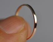 Skinny 14k Rose Gold Ring, size 2-8