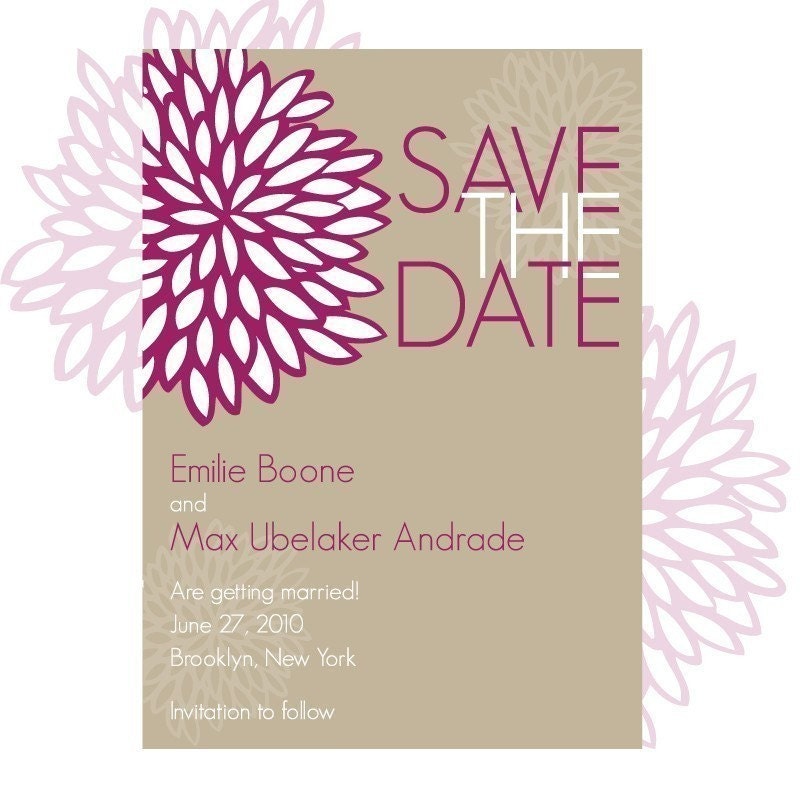 SAVE THE DATE EMAIL - ROBIN
