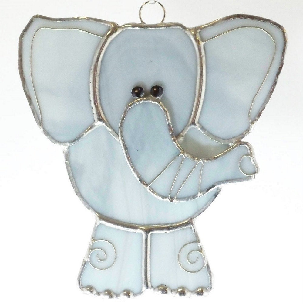 Elephant Stained Glass