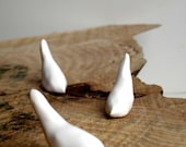 Ceramic White Birds - Set Of Three