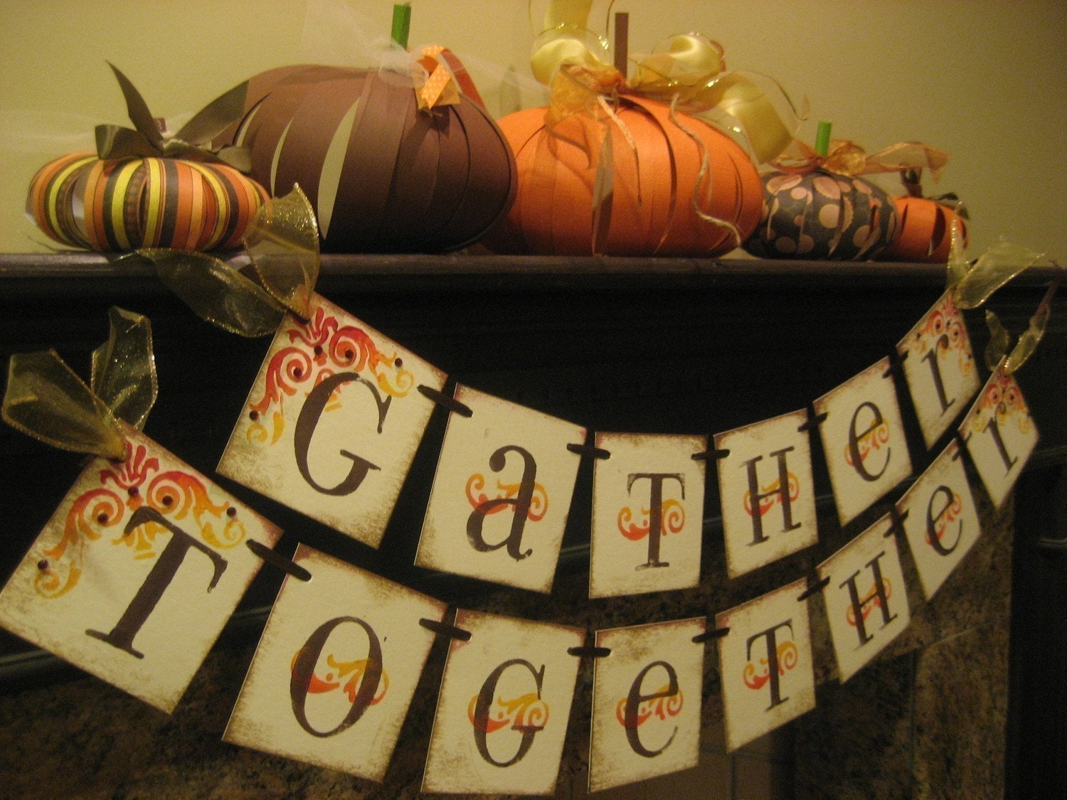 GATHER TOGETHER Autumn Banner