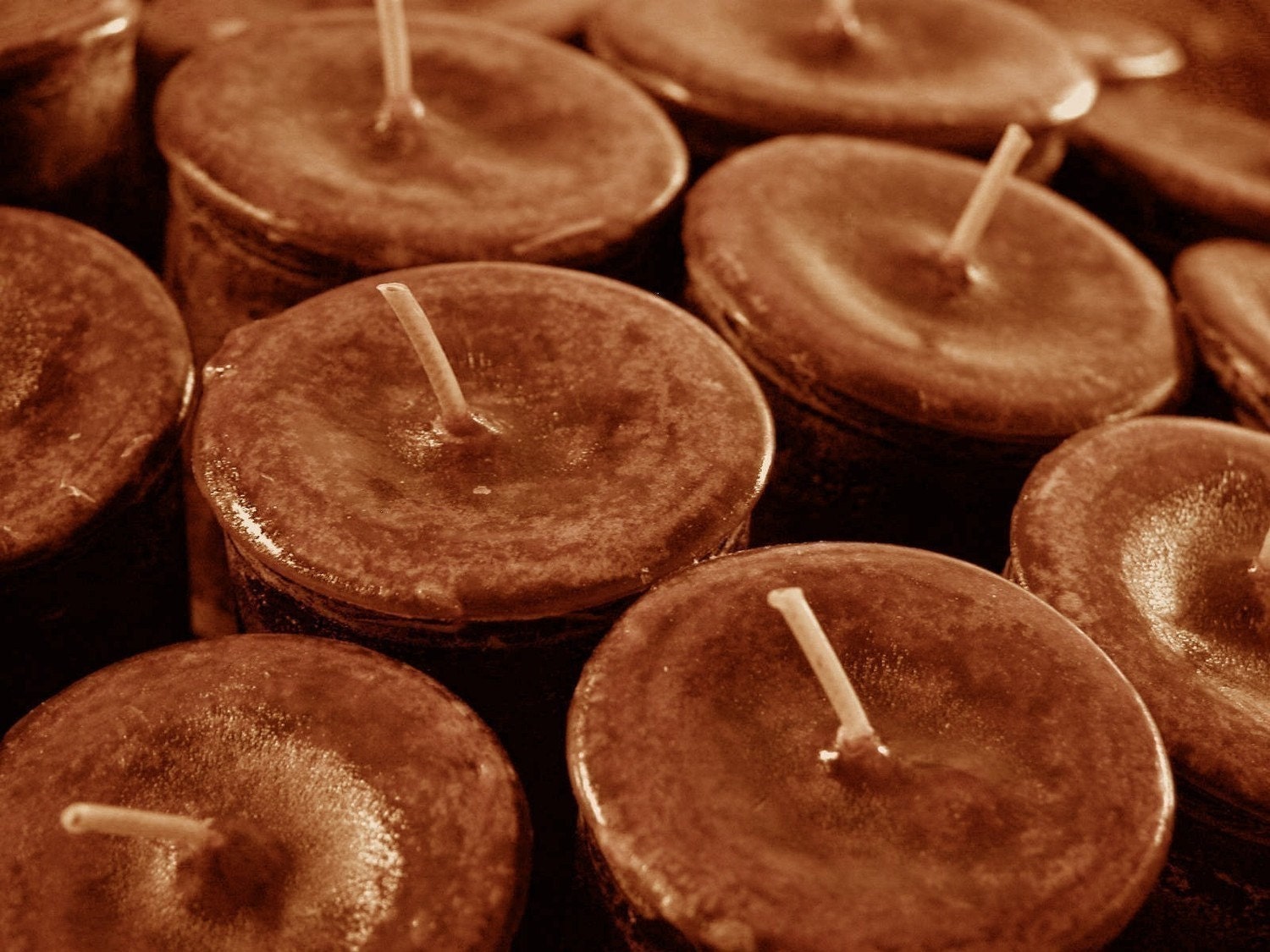 Sleepy Hollow Pumpkin Votive Candles Set of 6